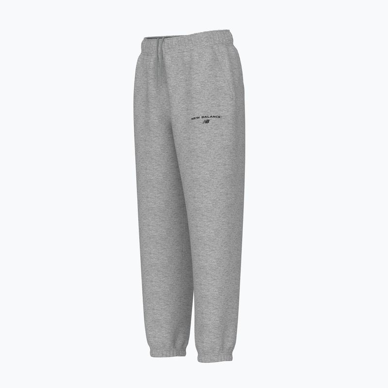 Dámské kalhoty New Balance Reimagined Fleece Jogger ashheath 3