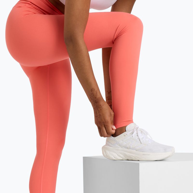 Dámské běžecké legíny New Balance Harmony High Rise driftred 6