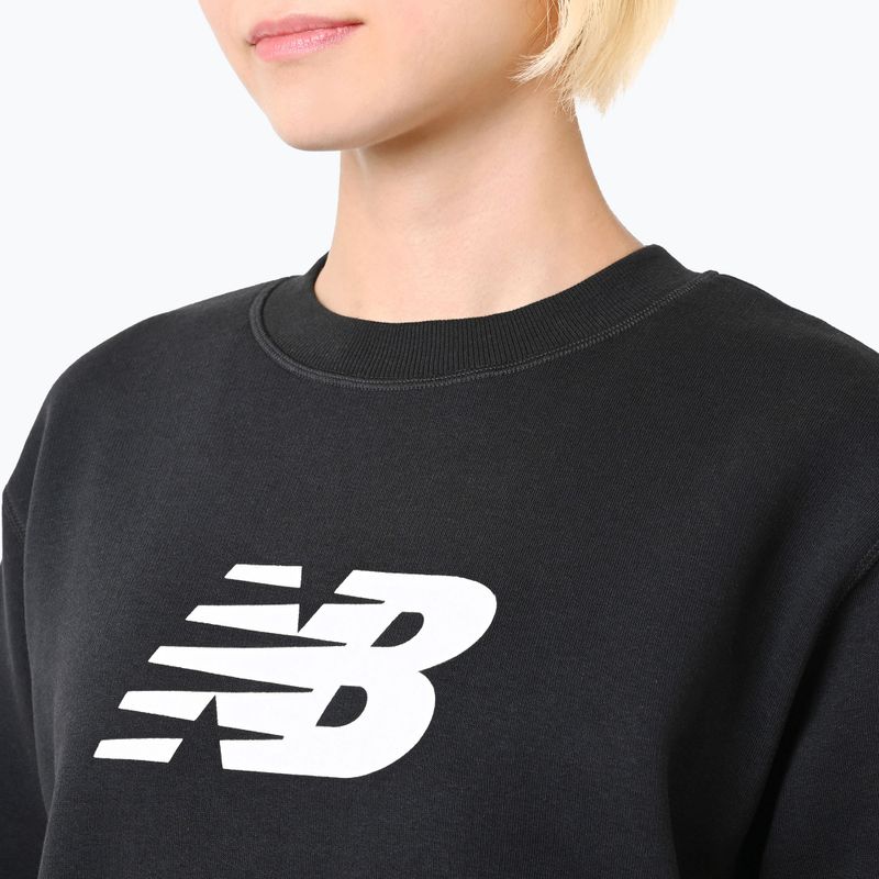 Dámská mikina  New Balance Sport Fleece Logo Crew black 4