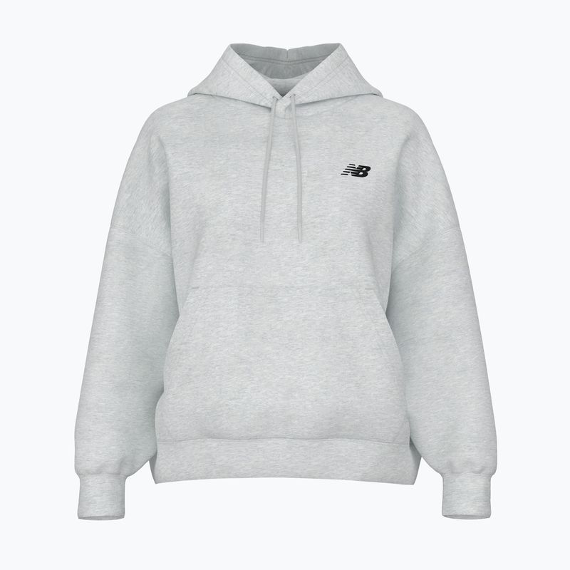 Dámská mikina  New Balance Reimagine Fleece Hoodie ashheath