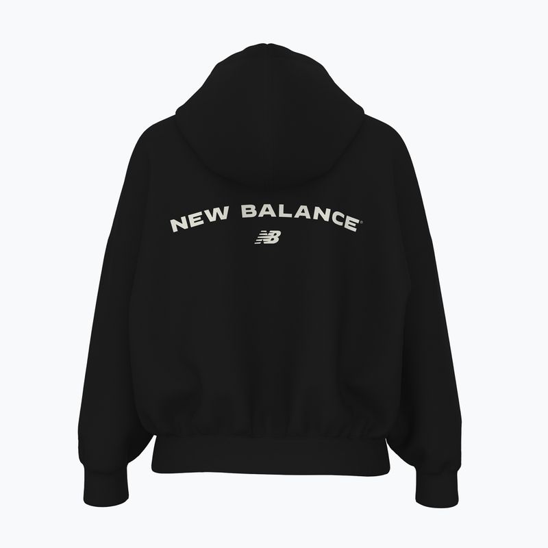 Dámská mikina  New Balance Reimagine Fleece Hoodie black 2