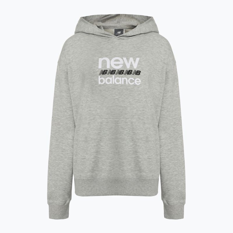 Dámská mikina  New Balance Sport Graphic French Terry Hoodie athletic grey
