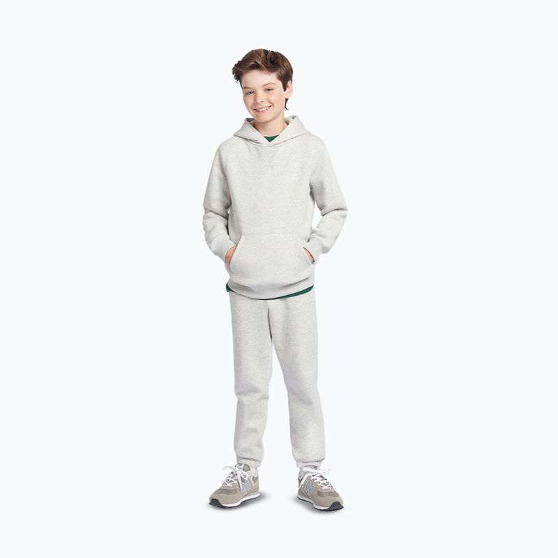 Dětská mikina New Balance Brush Back Small Logo Hoodie ash heather 2