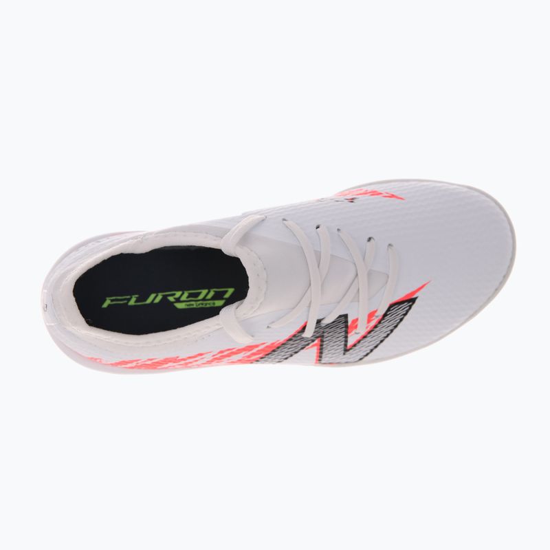 Dětské kopačky New Balance Furon Team V8 Jr TF white 11