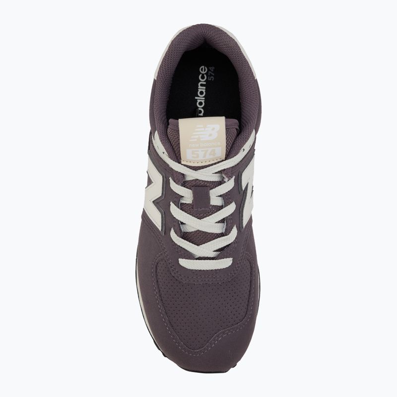Boty  New Balance 574's V1 dark ice wine 5