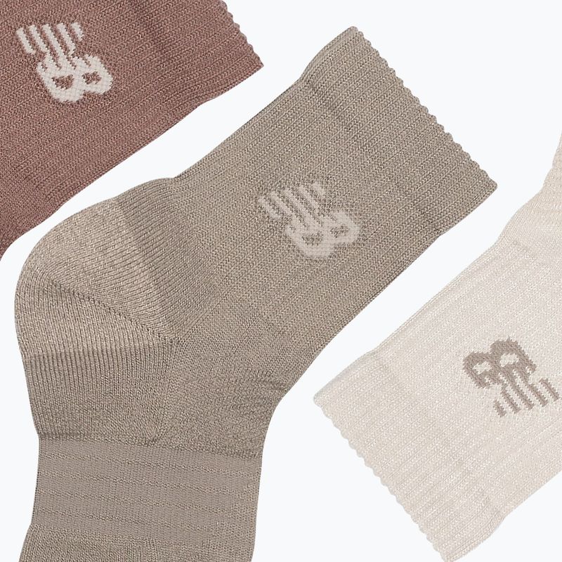 Ponožky New Balance Active Cushion Quarter 3 pairs print / pattern / misc 4