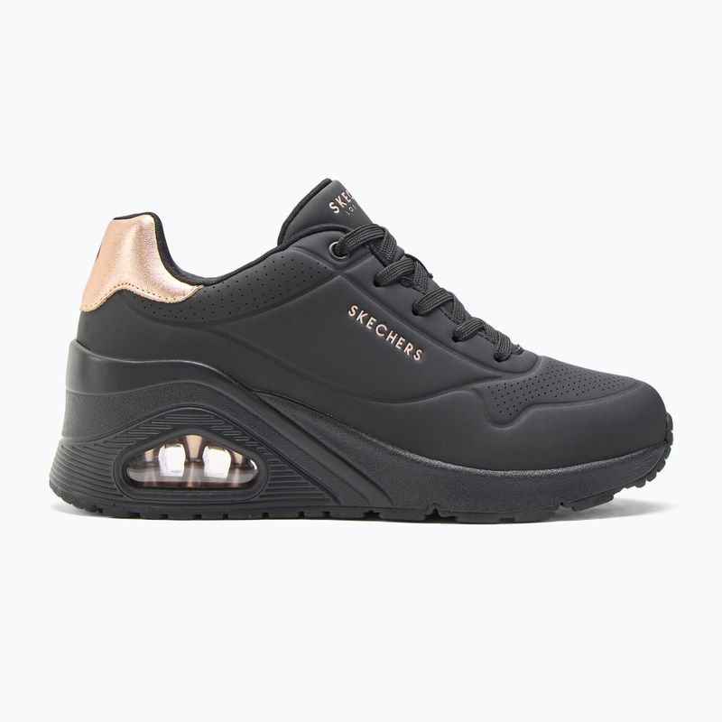 Dámské boty  SKECHERS Uno Wedge Hi Steps black/rose gold 2