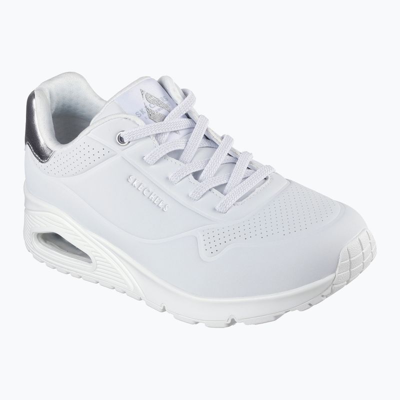 Dámské boty  SKECHERS Uno Shimmer Away white/silver 8