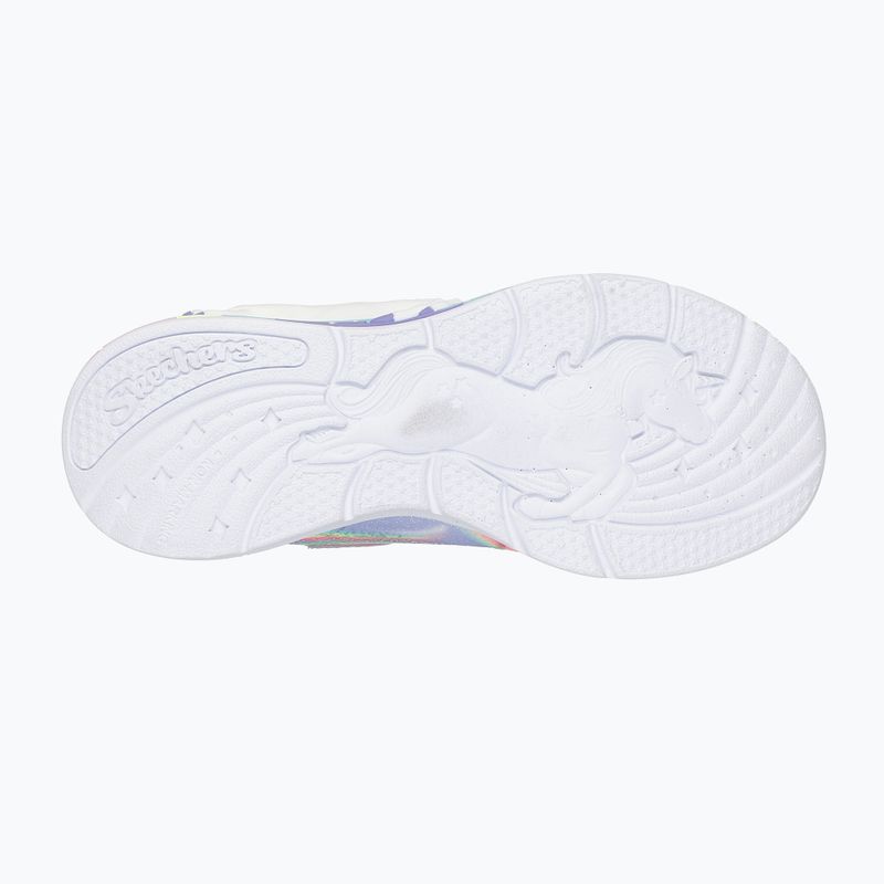 Dětské boty SKECHERS S-Lights Unicorn Chaser lavender/multi 2