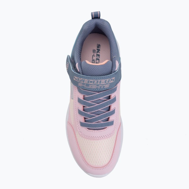 Dětské boty SKECHERS Sola Glow Ombre Deluxe gray 5