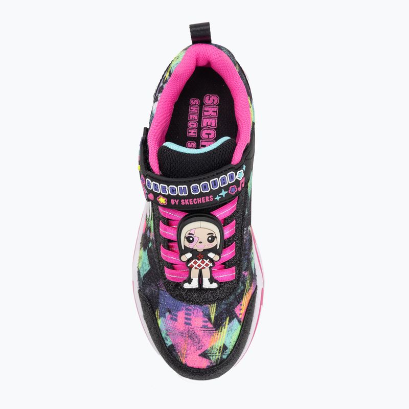 Dětské boty Skechers Snuggle Skech Squad black/multi 5
