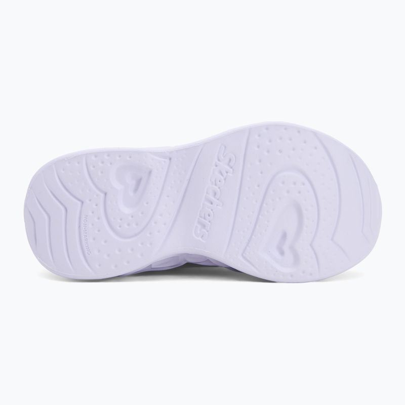 Dětské boty SKECHERS Heart Lights Retro Hearts navy leather/multi trim 4