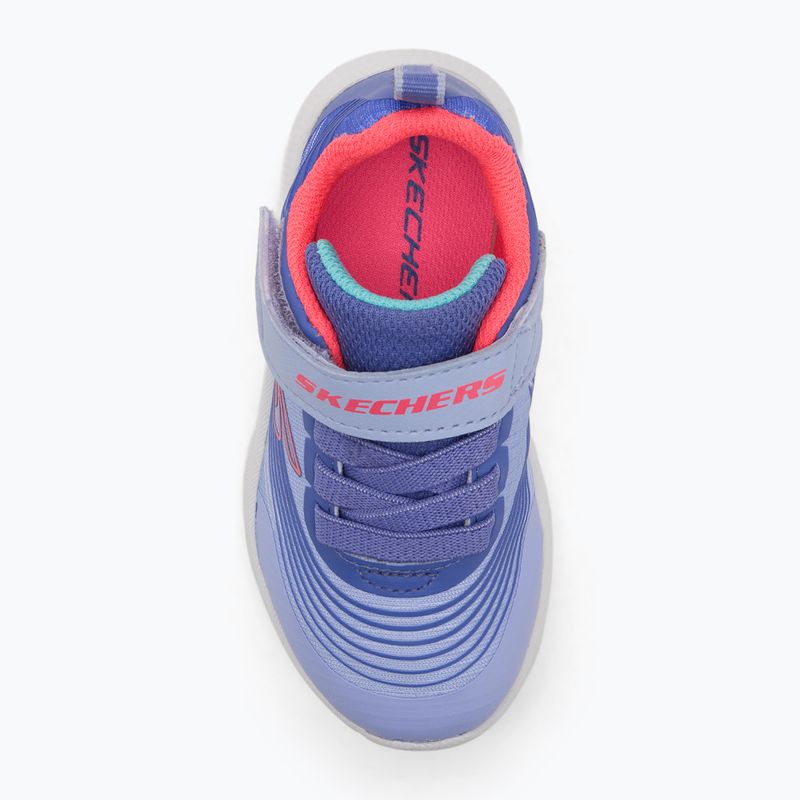 Dětské boty SKECHERS Microspec Advance lavander/pink 5