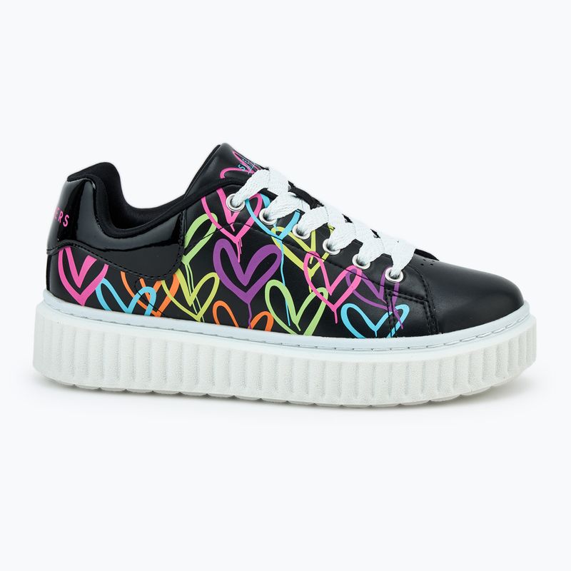 Dětské boty SKECHERS Hi Ridge Heart Takeover black/multicolor 2