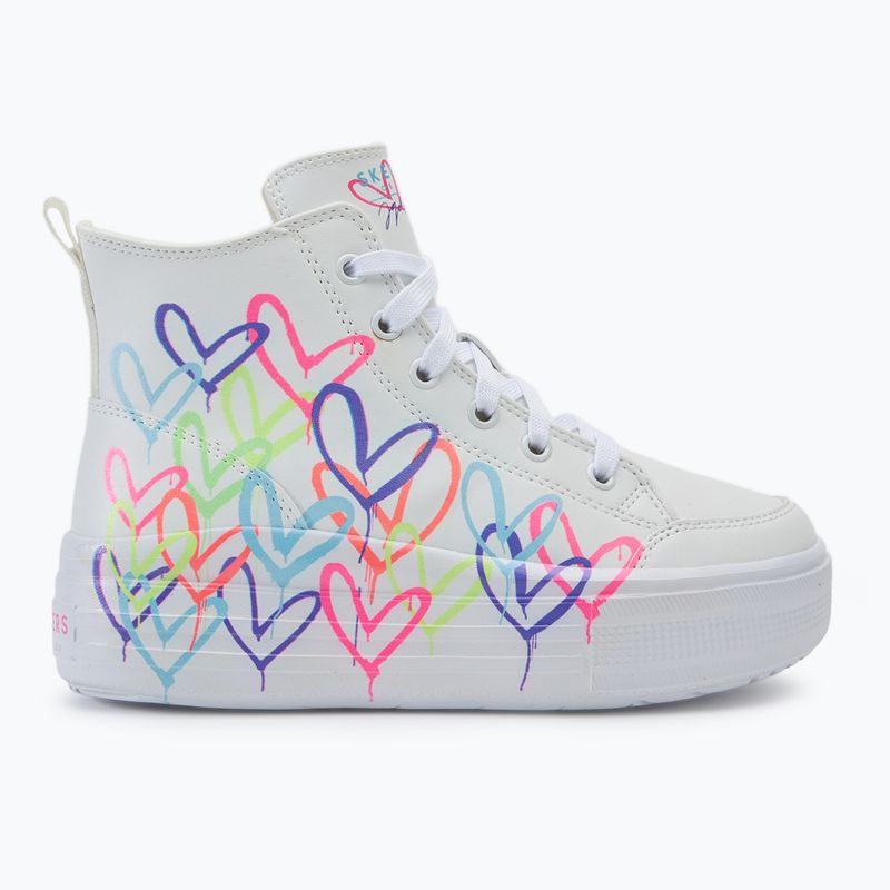 Dětské boty SKECHERS Hyperlift Love Daze white/multicolor 2