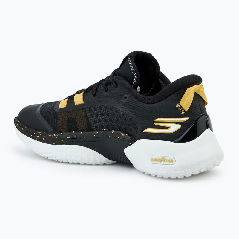 Pánské basketbalové boty  SKECHERS SKX Resagrip black/gold 3