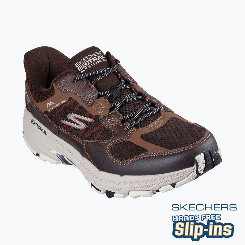 Pánské běžecké boty SKECHERS Go Run Trail Altitude 2.0 Rocky Hill brown 14