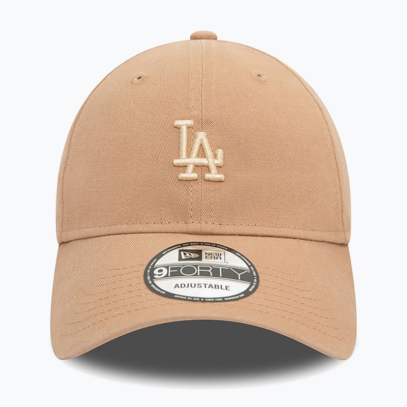 Kšiltovka New Era Washed 940 La Dodgers med beige  3