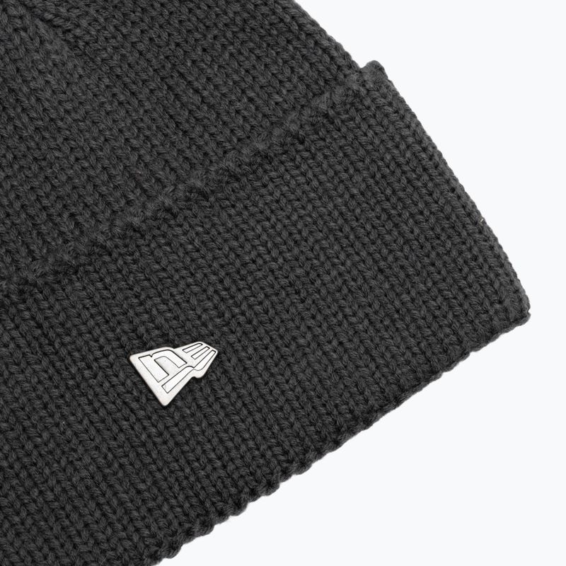 Zimní čepice New Era Ne Wide Beanie dark grey 3