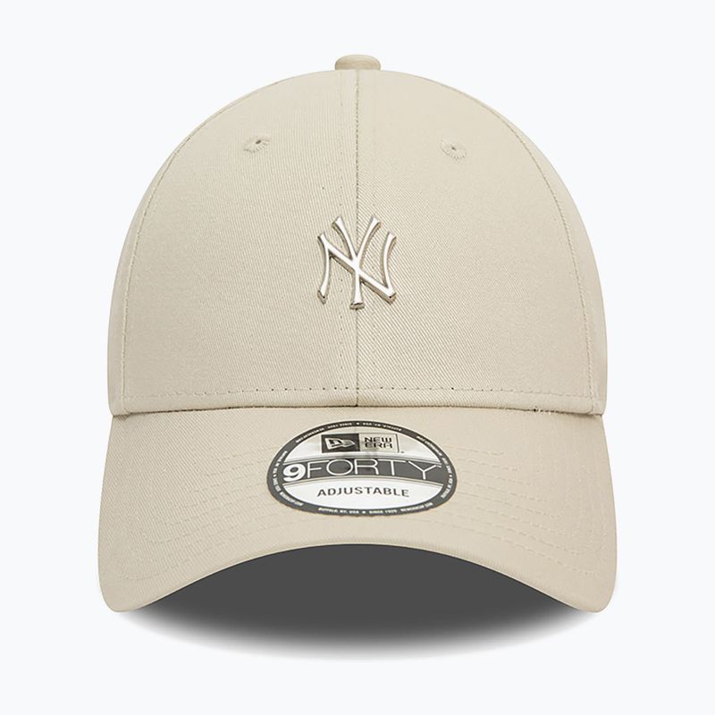 Kšilktovka New Era Metallic Pin 940 Nyy light beige  3