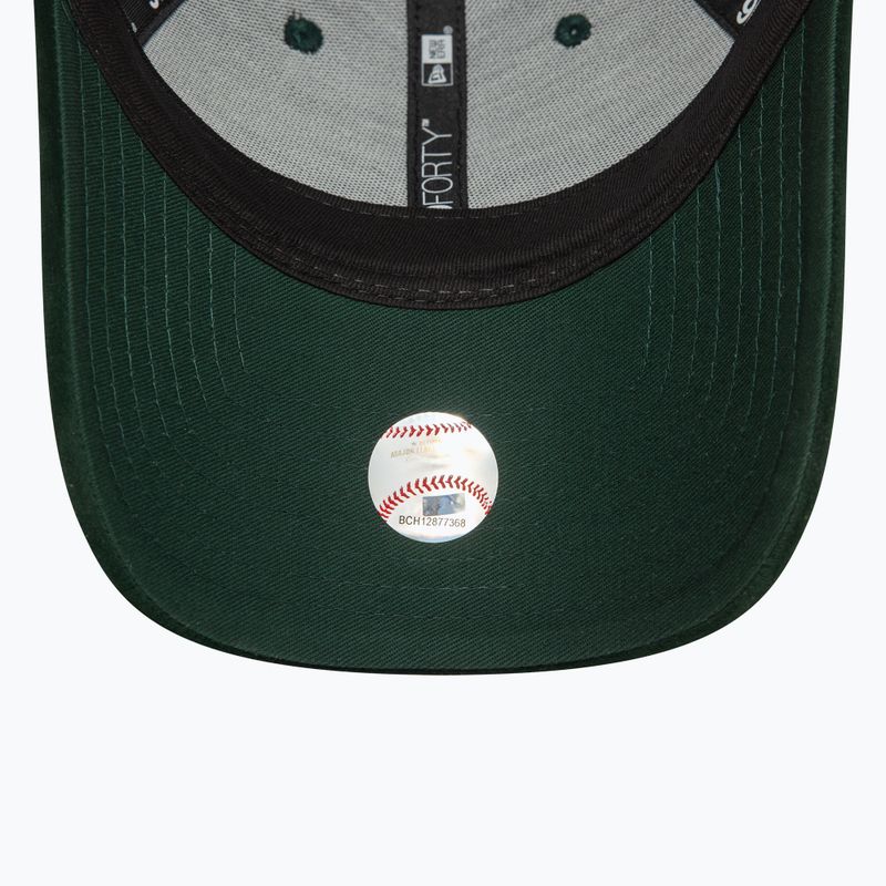 Dámská kšiltovka  New Era Velour Midi 9FORTY New York Yankees dark green 5