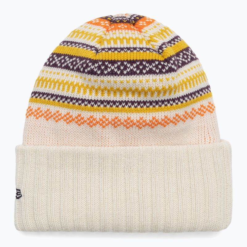 Dámská zimní čepice  New Era Rail Isle Cuff Knit Beanie light beige 2