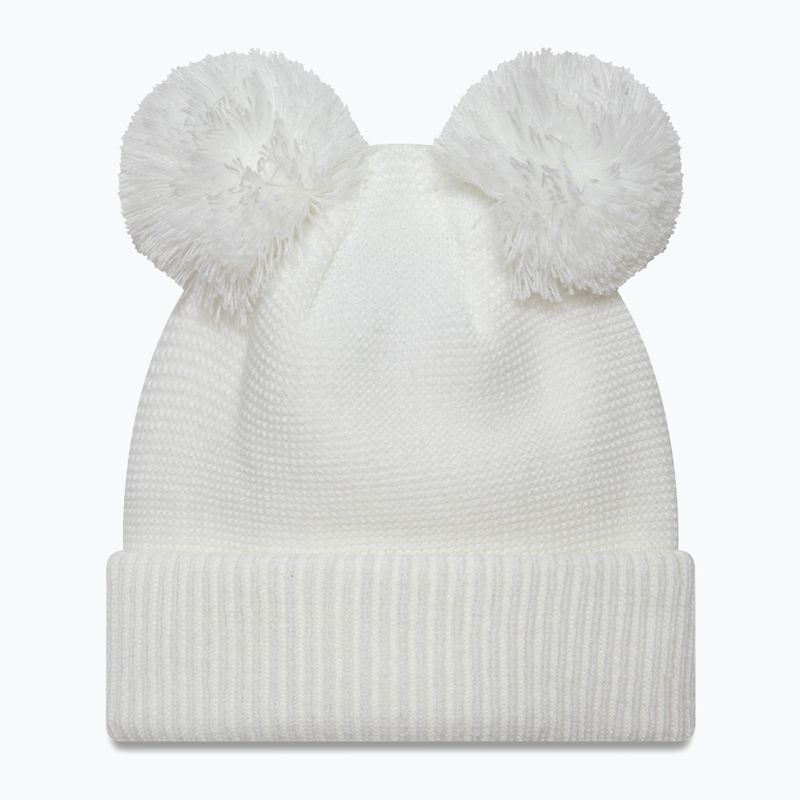 Dámská zimní čepice  New Era Double Pom Knit Beanie New York Yankees white 2