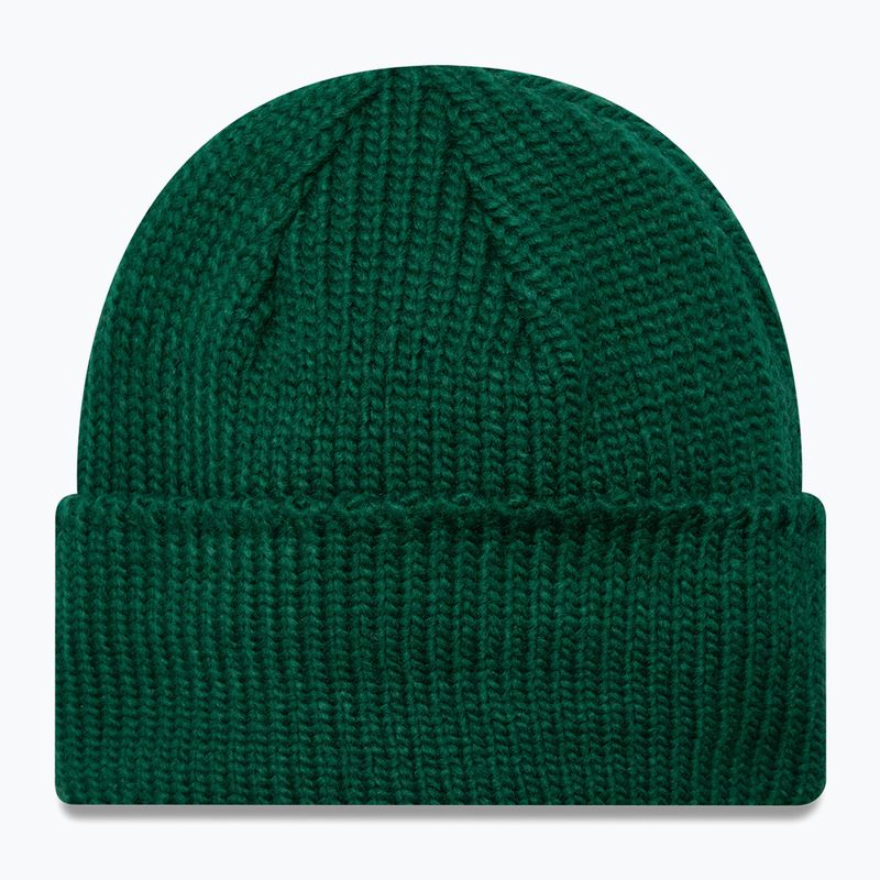 Zimní čepice New Era Metal Pin Wide Cuff Knit Beanie dark green 2