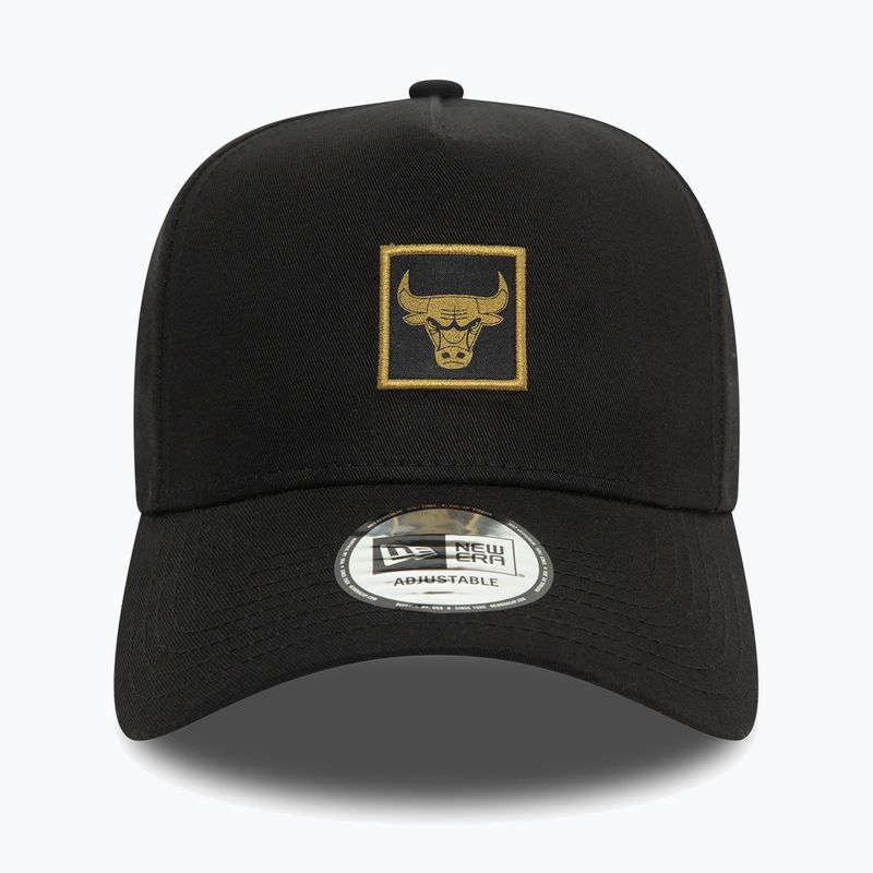 Kšiltovka New Era Metallic Patch Eframe 9FORTY Chicago Bulls black 3