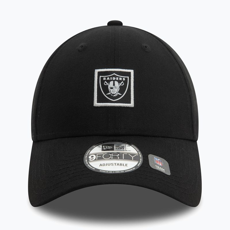 Kšiltovka New Era Metallic Patch 9FORTY Las Vegas Raiders black 3