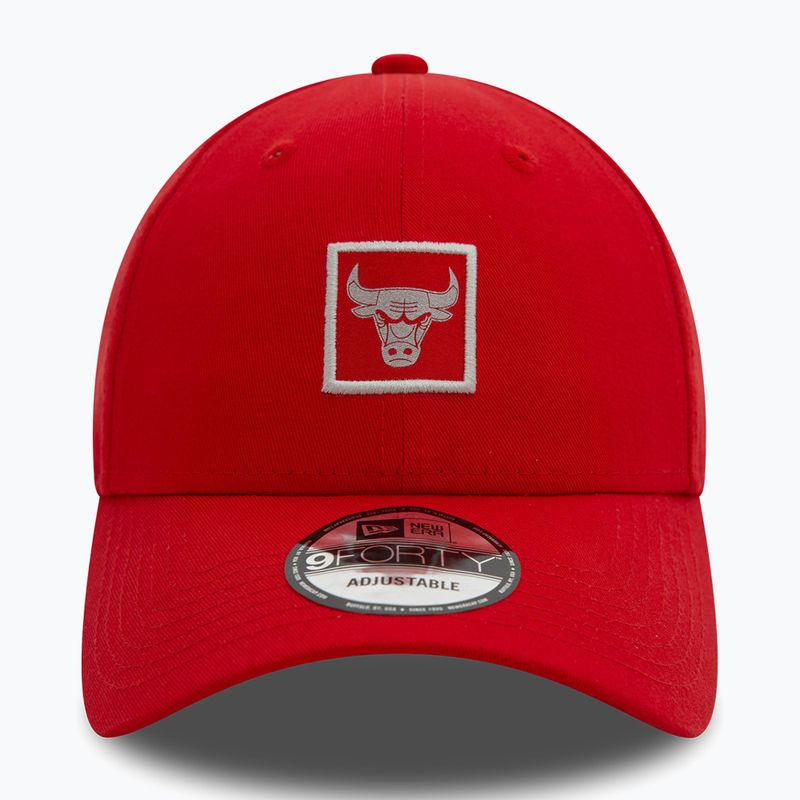 Kšiltovka New Era Metallic Patch 9FORTY Chicago Bulls red 3