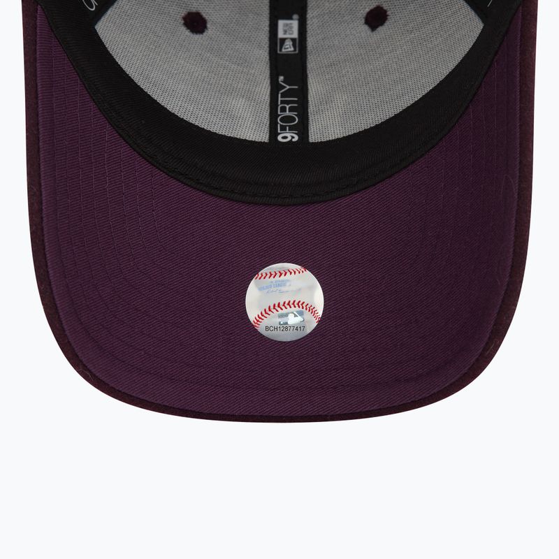 Kšiltovka New Era Melton Wool 9FORTY New York Yankees purple 5