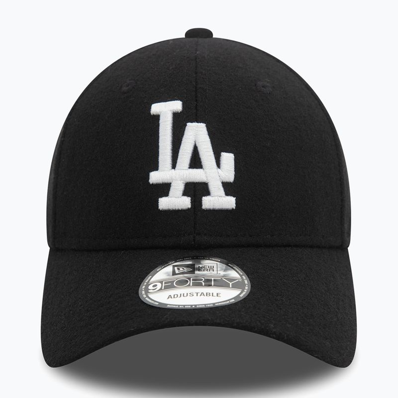 Kšiltovka New Era Melton Wool 9FORTY Los Angeles Dodgers black 3