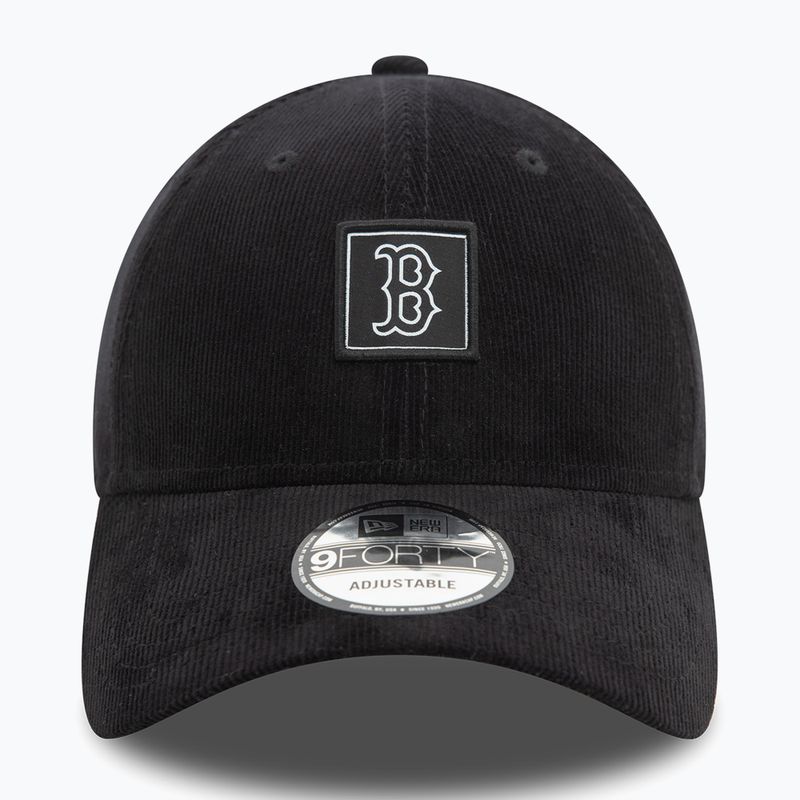 Kšiltovka New Era Cord Patch 9FORTY Boston Red Sox black 3