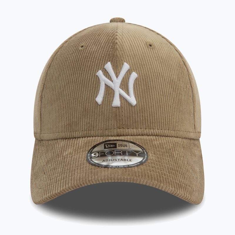 Kšiltovka New Era Cord 9FORTY New York Yankees beige 3