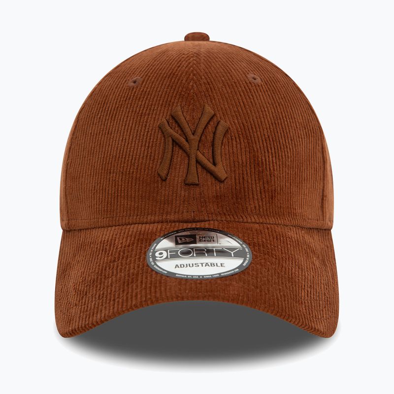 Kšiltovka New Era Cord 9FORTY New York Yankees brown 3