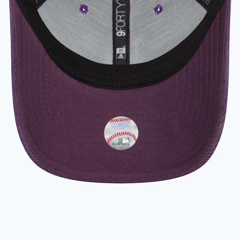 Kšiltovka New Era Cord 9FORTY Los Angeles Dodgers dark purple 5