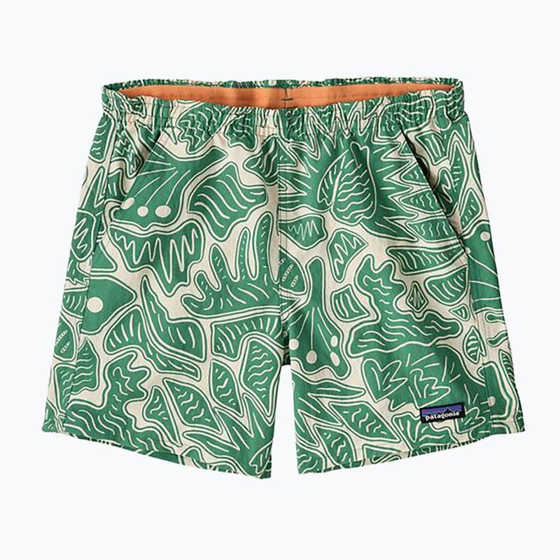 Dámské šortky Patagonia Baggies 5" včely a květy/heartleaf green