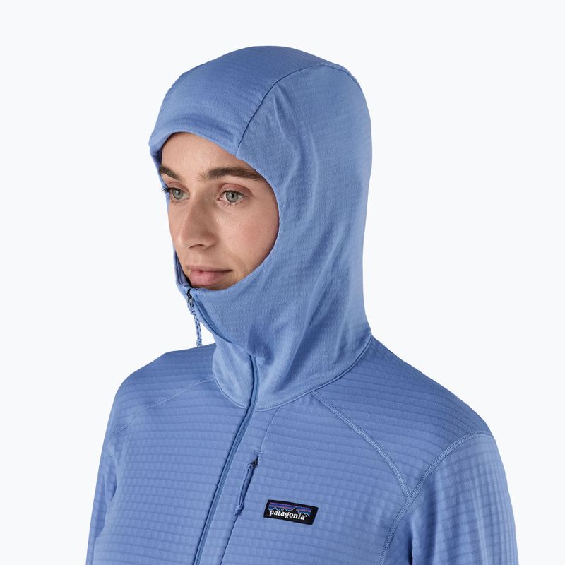 Dámská softshellová bunda Patagonia R1 Hybrid Pullover Hoody abundant blue 5
