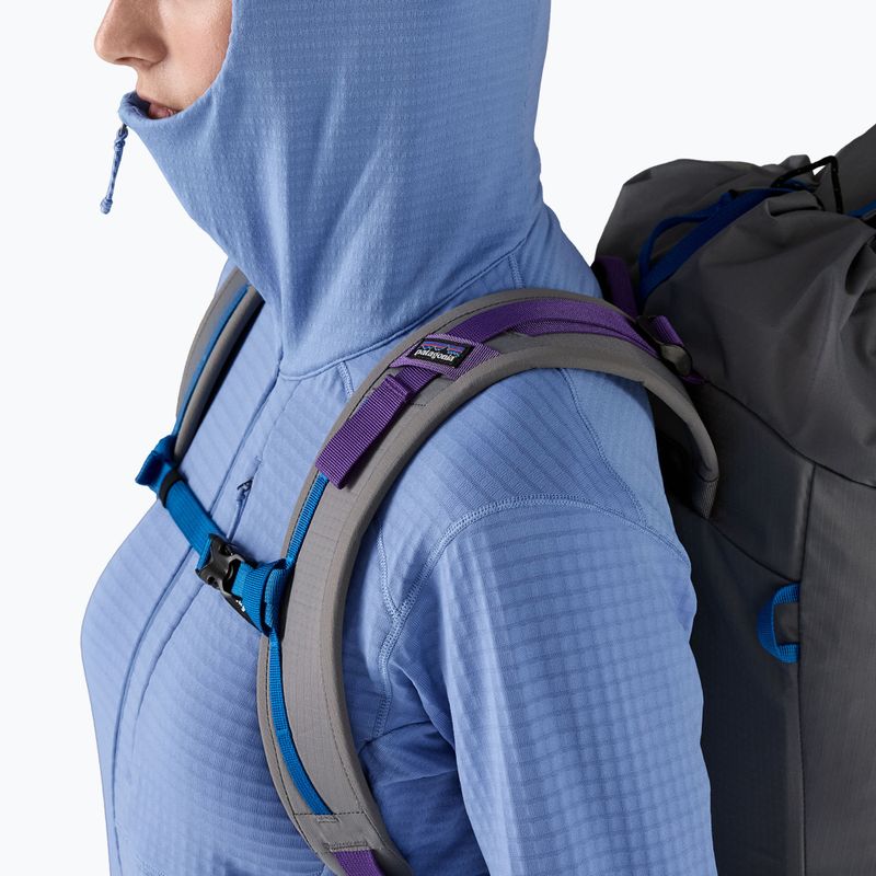 Dámská softshellová bunda Patagonia R1 Hybrid Pullover Hoody abundant blue 8