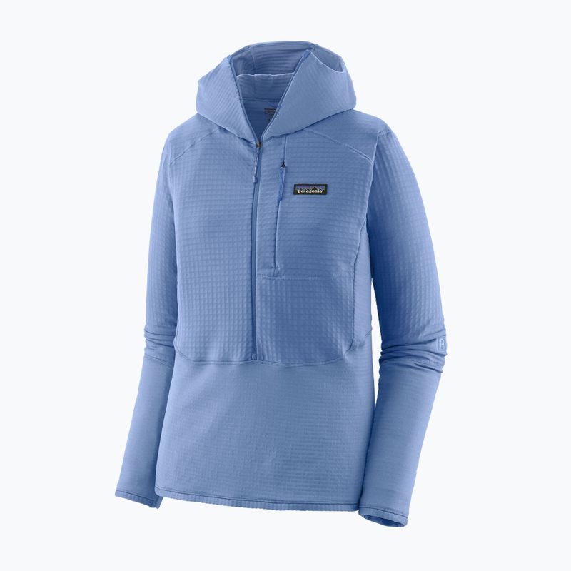 Dámská softshellová bunda Patagonia R1 Hybrid Pullover Hoody abundant blue 11