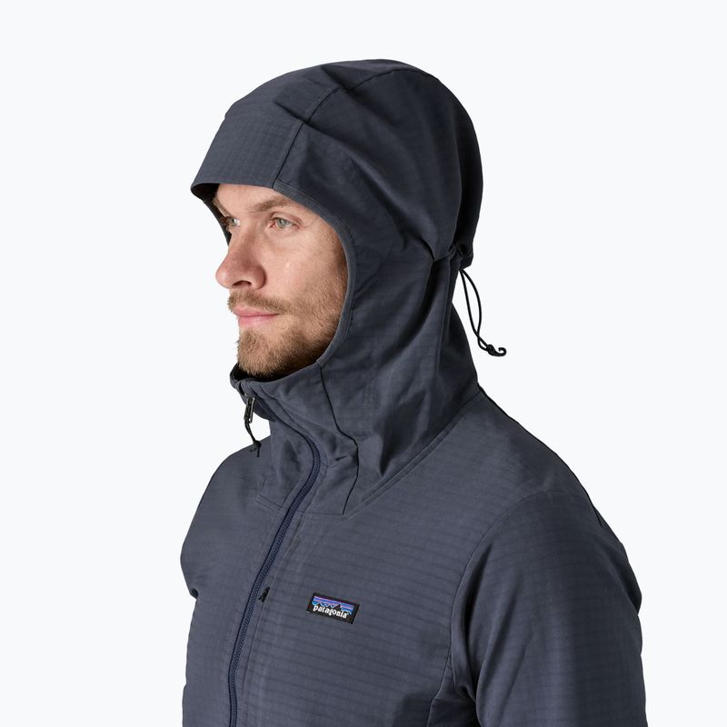 Pánská mikina Patagonia R1 TechFace Hoody smolder blue 5