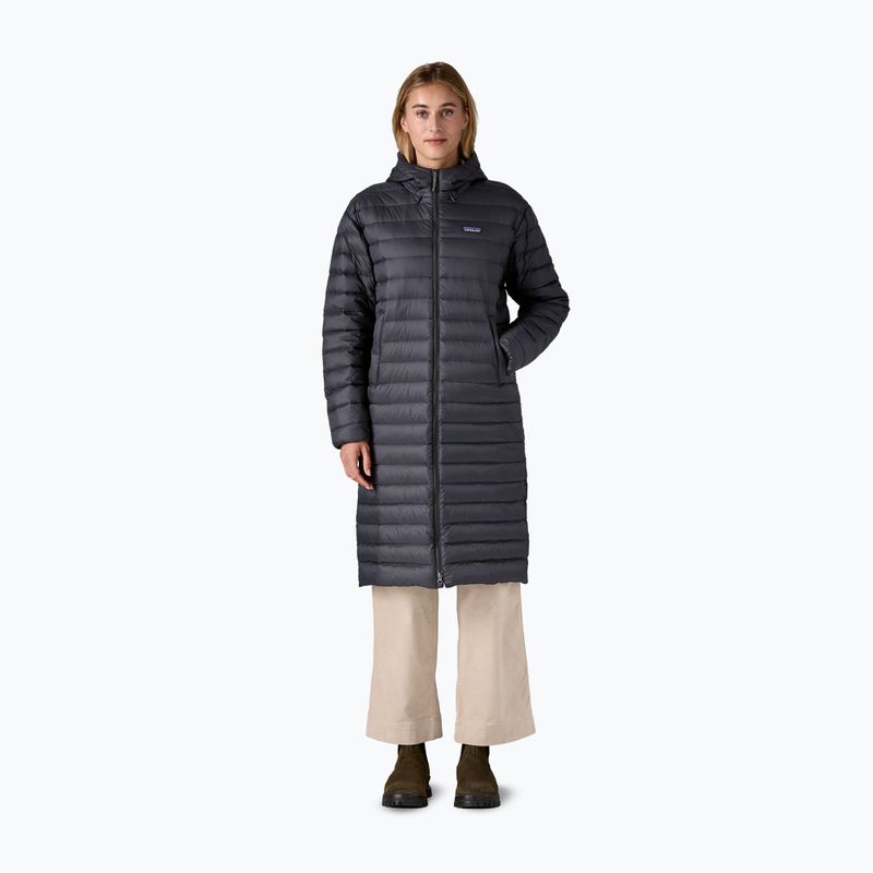 Dámský péřový kabát Patagonia Recycled Down Sweater Parka černý 2