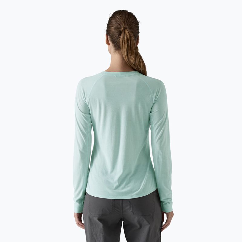 Dámské tričko longsleeve  Patagonia Capilene Cool Trail Graphic lose it/wispy green 2