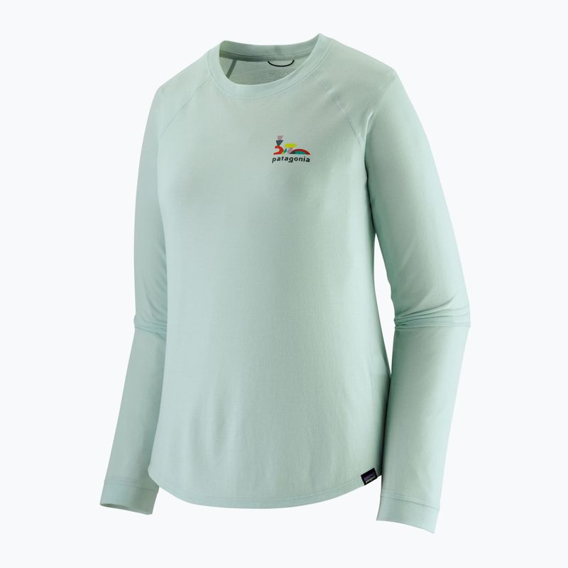 Dámské tričko longsleeve  Patagonia Capilene Cool Trail Graphic lose it/wispy green 3