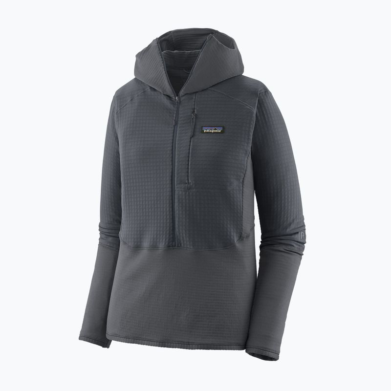 Dámská softshellová bunda Patagonia R1 Hybrid Pullover Hoody smolder blue 4