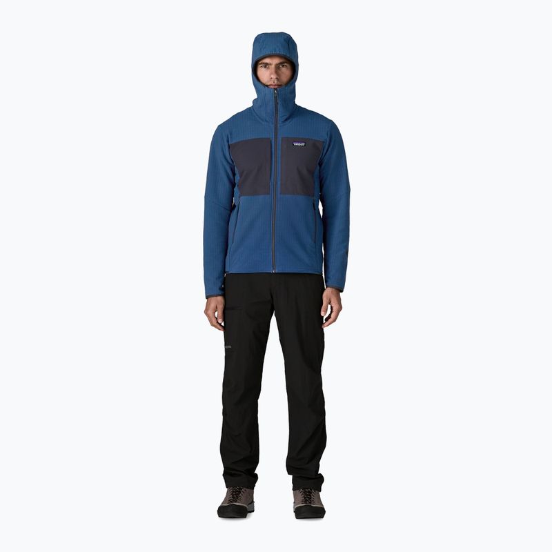 Pánská softshellová bunda Patagonia R2 TechFace Hoody clement blue 2