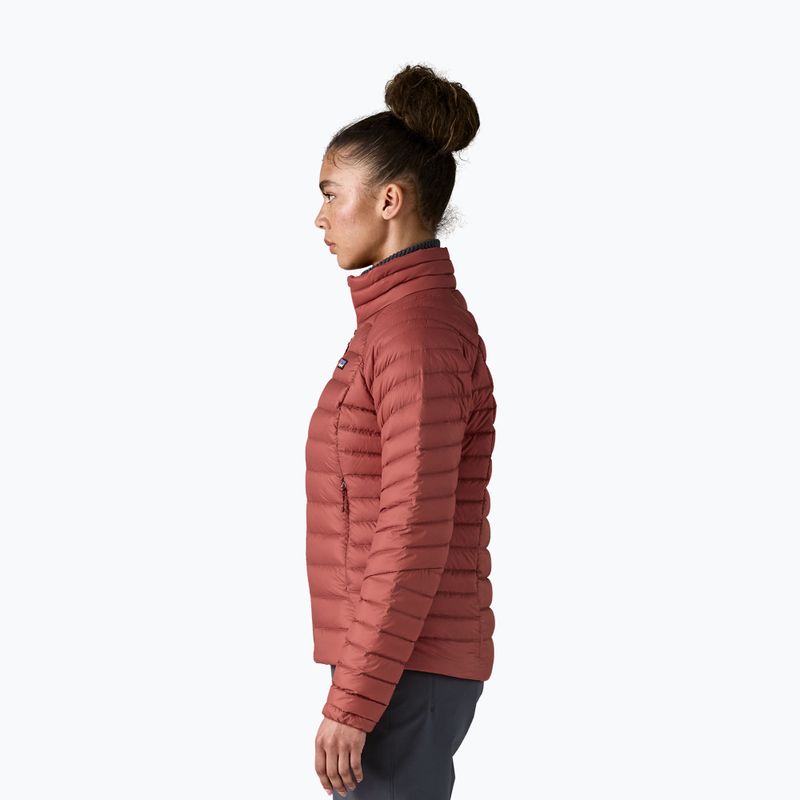 Dámská péřová bunda Patagonia Down Sweater potters red 4
