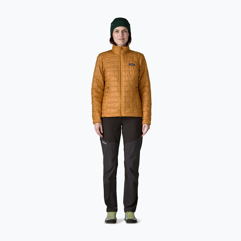 Dámská zateplená bunda Patagonia Nano Puff smolder talon gold 2
