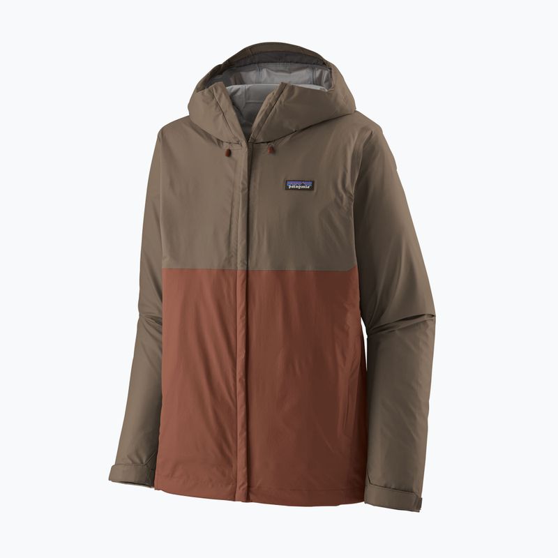 Pánská nepromokavá bunda Patagonia Torrentshell 3L Rain marlow brown 4